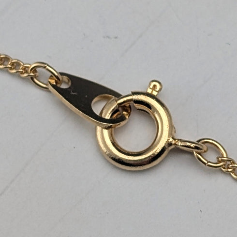 ヴィンテージ ロールドゴールド製 聖クリストファー メダイペンダント ネックレス付